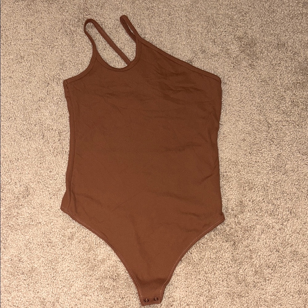 Abercrombie and Fitch Brown Thong Bodysuit Size Medium